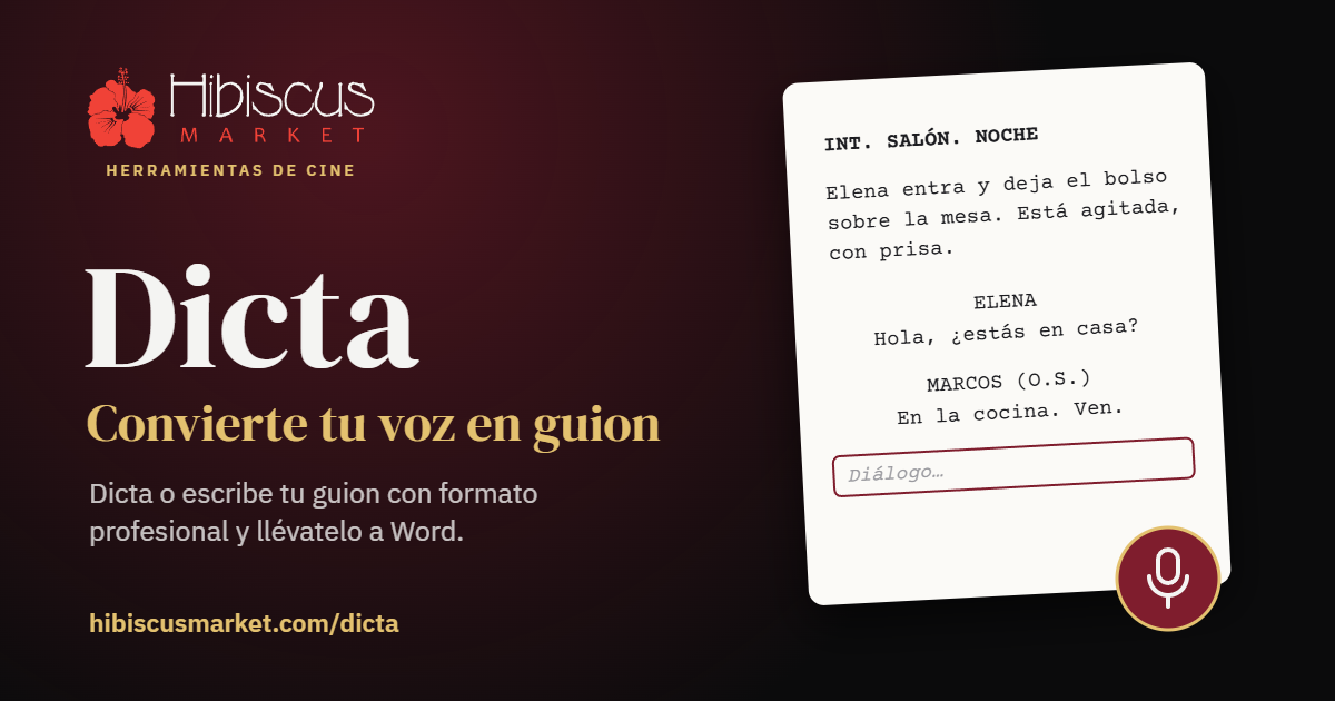 Hibiscus Dicta: convierte tu voz en guion